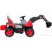 Електромобіль екскаватор дитячий Spoko SP-188 червоний