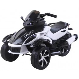 Електромотоцикл дитячий трицикл Spoko SP-610 білий