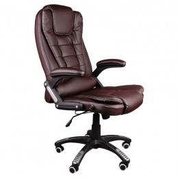 Крісло офісне Giosedio BSB003 коричневе 