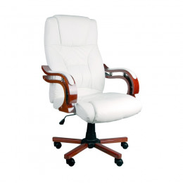 Крісло офісне Giosedio BSL002M біле з масажем