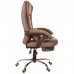 Крісло офісне Giosedio FBR003 коричнева тканина