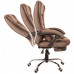 Крісло офісне Giosedio FBR003 коричнева тканина