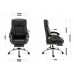 Крісло офісне Mark Adler Boss 6.0 black з масажем